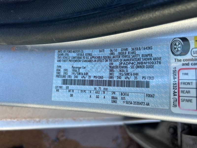Alternator Without Turbo Fits 11-19 FIESTA 457778