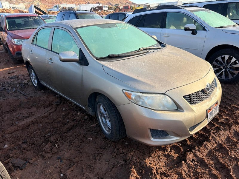 2009 Toyota Corolla Driver Side Front Door Interior Trim Panel Tan