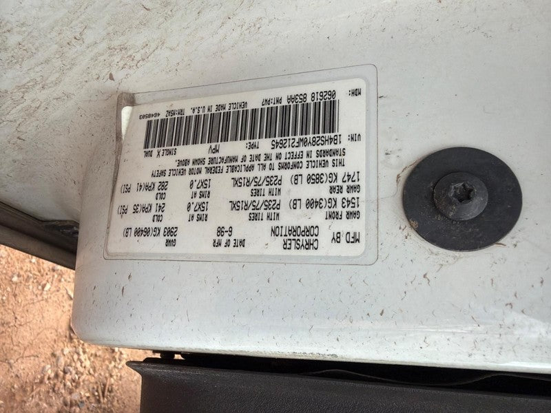 Used Seat Rear fits: 1998 Dodge Durango Seat Rear Grade A