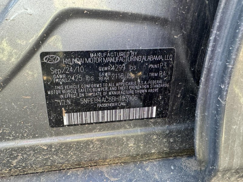 Used Automatic Transmission Assembly fits: 2011 Hyundai Sonata AT 2.4L