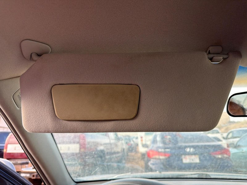 Used Left Sun Visor fits: 2005 Toyota Camry w/o illumination L. w/sunr