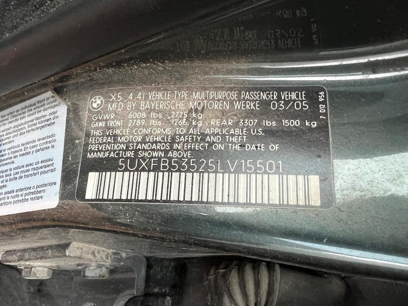 Used Automatic Transmission Assembly fits: 2005 Bmw X5 AT 4.4 Grade A