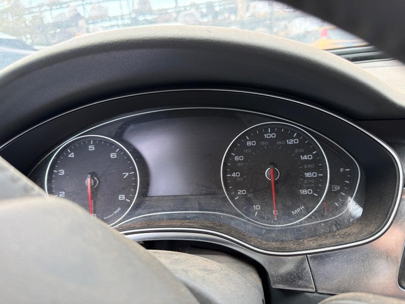 Used Speedometer Gauge fits: 2012 Audi A6 cluster KPH w/o adaptive cru