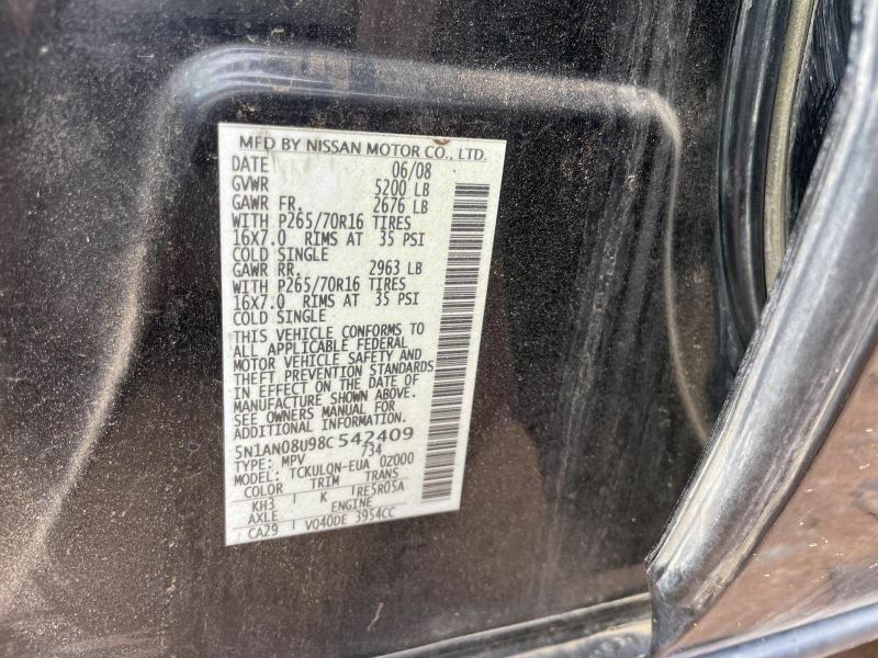 Alternator Fits 07-11 ARMADA 450918