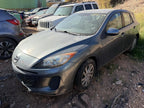 Used Rear Left Door Assembly Rear Side fits: 2013 Mazda 3 electric Htb