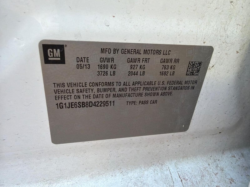Used Steering Column fits: 2013 Chevrolet Sonic Floor Shift Grade A