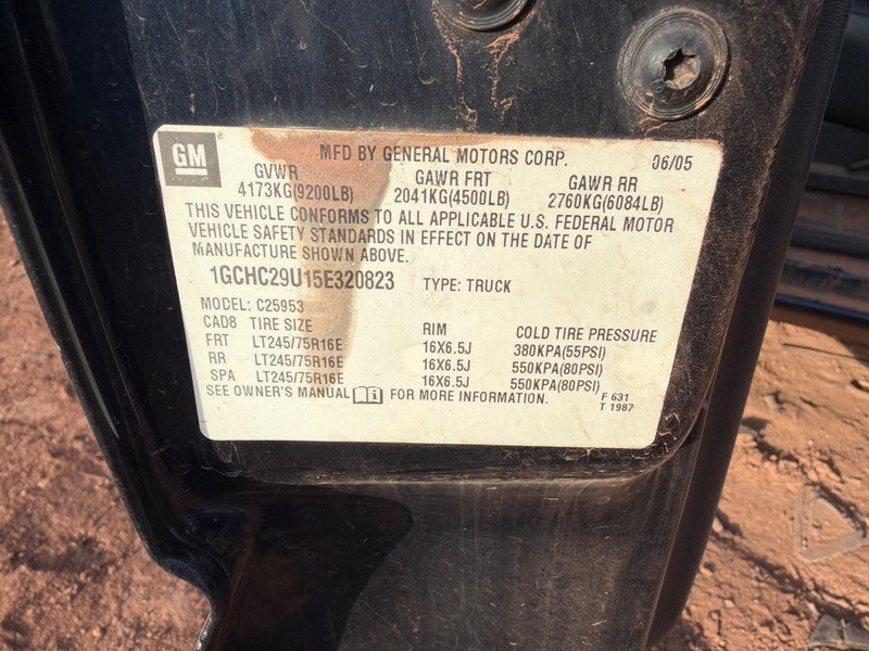 Used A/C Selector Switch fits: 2005 Chevrolet Silverado 2500 pickup cl
