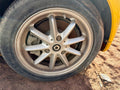Used Rear Wheel fits: 2014 Smart  15x5-1/2 rear alloy 9 spoke Rear Gra