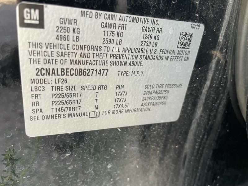 Alternator Fits 10-17 EQUINOX 462635