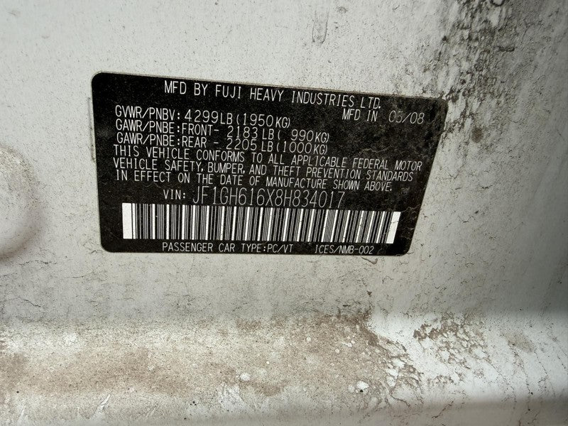 Used Alternator fits: 2008 Subaru Impreza STi Grade A