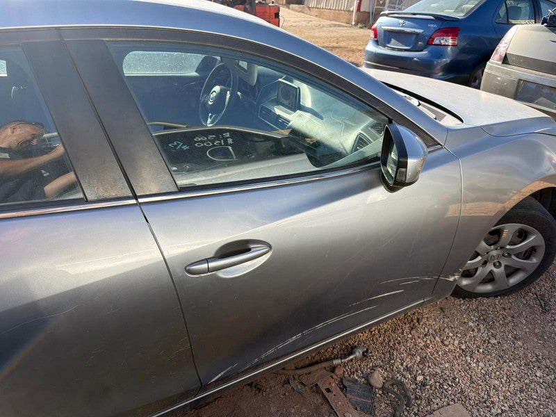 Used Front Right Door Assembly Front fits: 2016 Mazda 3 Front Right Gr