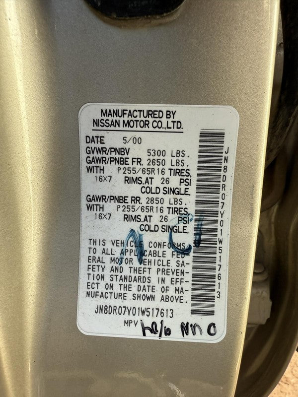 Used Transfer Case Assembly fits: 2001 Nissan Pathfinder AT Grade A
