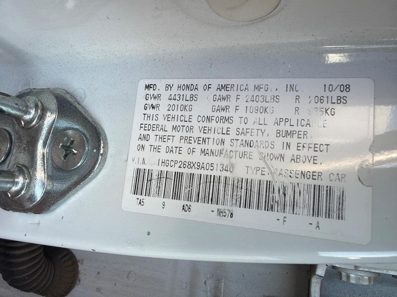 Used Radio Audio fits: 2009 Honda Accord Grade A