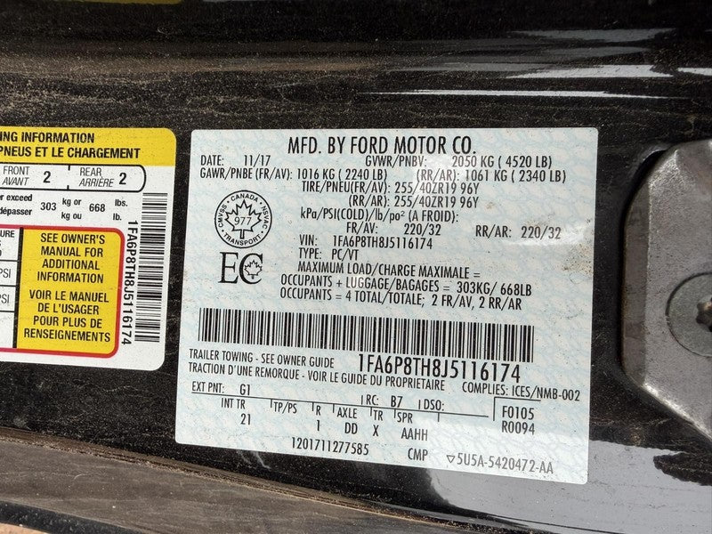 Used ABS Pump and Motor Assembly fits: 2018 Ford Mustang assembly EcoB