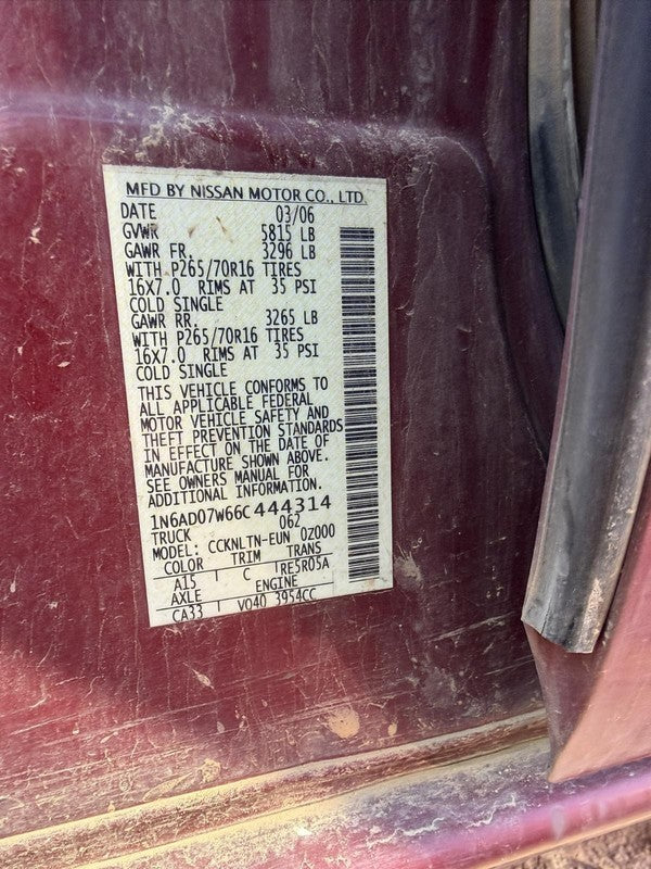 Used ABS Pump and Motor Assembly fits: 2006 Nissan Frontier Assembly 4