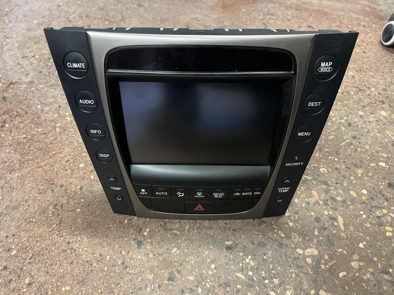 2007 LEXUS GS450H DISPLAY SCREEN W/ NAVIGATION ID#: 86111-30550