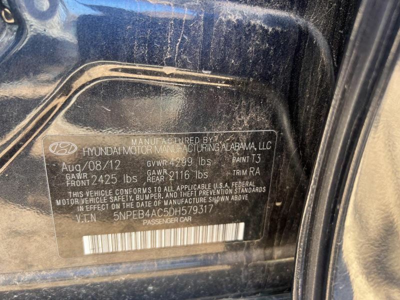 Alternator VIN C 8th Digit Fits 11-13 SONATA 462098
