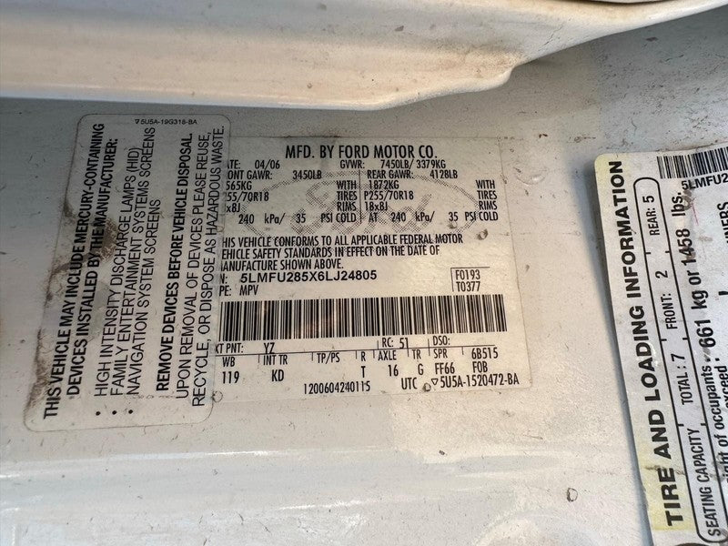 Used Automatic Transmission Assembly fits: 2006 Lincoln Navigator AT 8