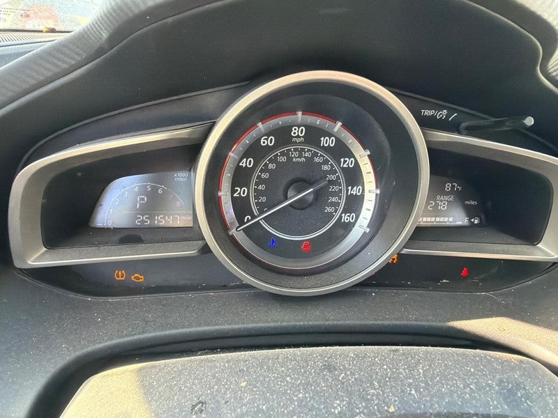 Used Front Left Seat Front fits: 2016 Mazda 3 air bag cloth Front Left