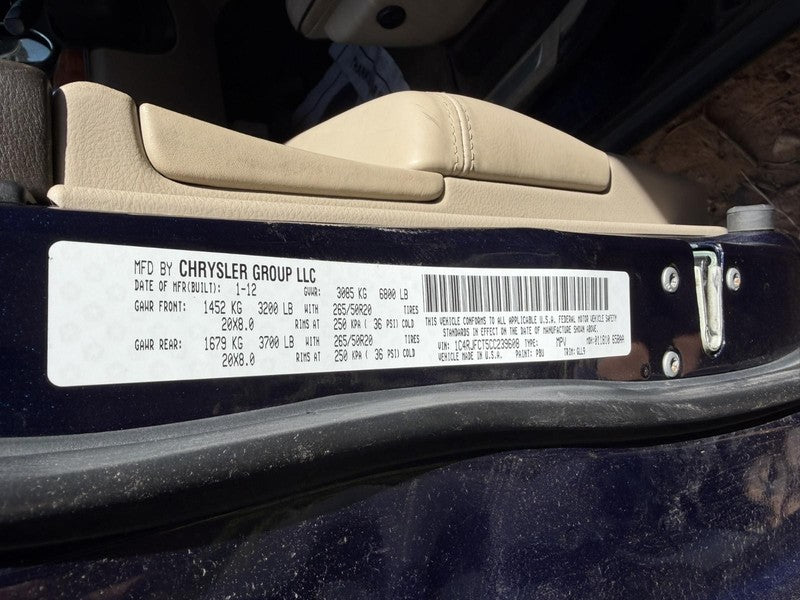 Used ABS Pump and Motor Assembly fits: 2012 Jeep Grand cherokee Assemb
