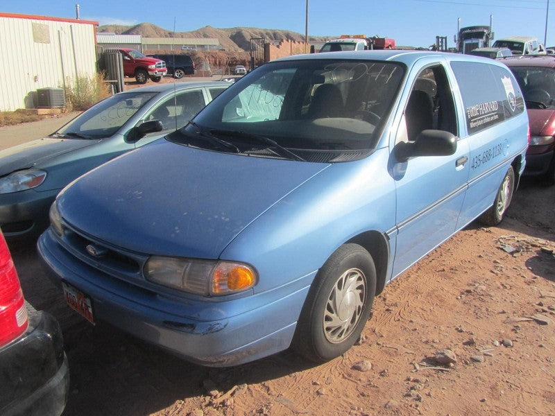 Used Wheel fits: 1996 Ford Windstar 15x6 aluminum clear coat Grade B
