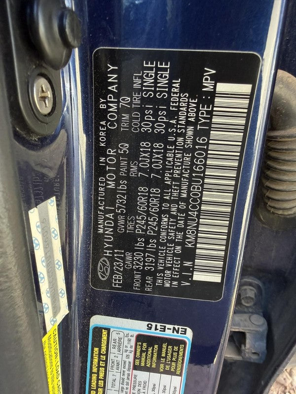Used ABS Hydraulic Assembly fits: 2011 Hyundai Veracruz 3.8L 6 cylinde