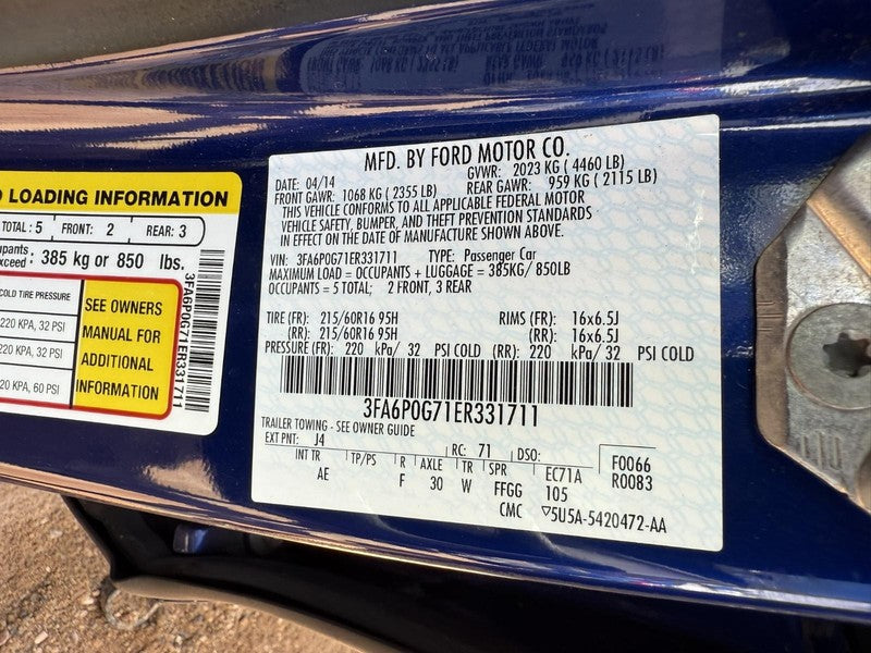 Used ABS Pump and Motor Assembly fits: 2014 Ford Fusion Assembly 2.5 G