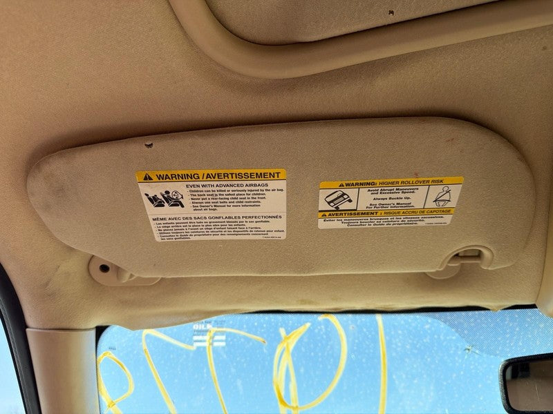 Used Left Sun Visor fits: 2006 Ford Explorer w/sunroof illuminated Lef