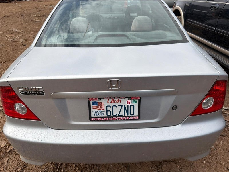 Used Deck Lid fits: 2004 Honda Civic Cpe w/o spoiler Grade A