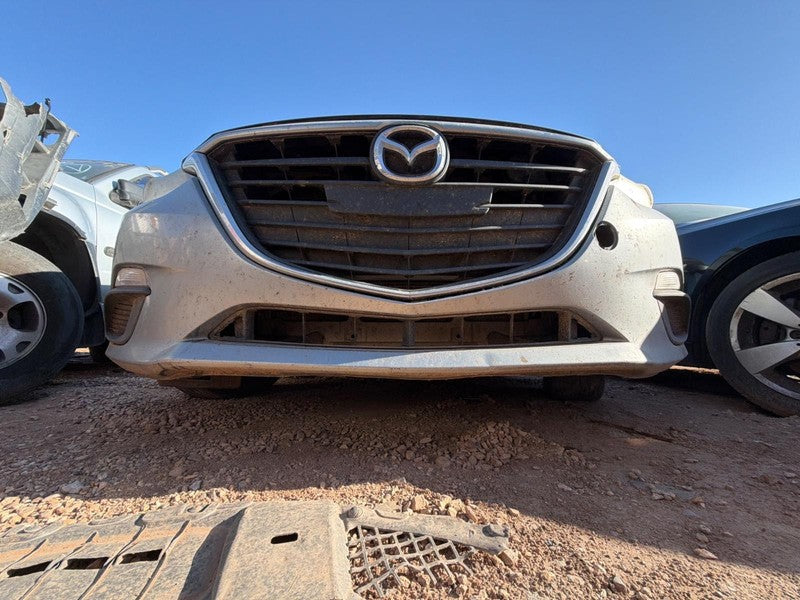 Used Front Bumper Assembly Front fits: 2016 Mazda 3 gloss black finish