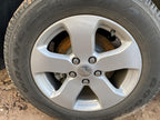 Used Wheel fits: 2012 Jeep Grand cherokee road wheel 18x8 painted silv