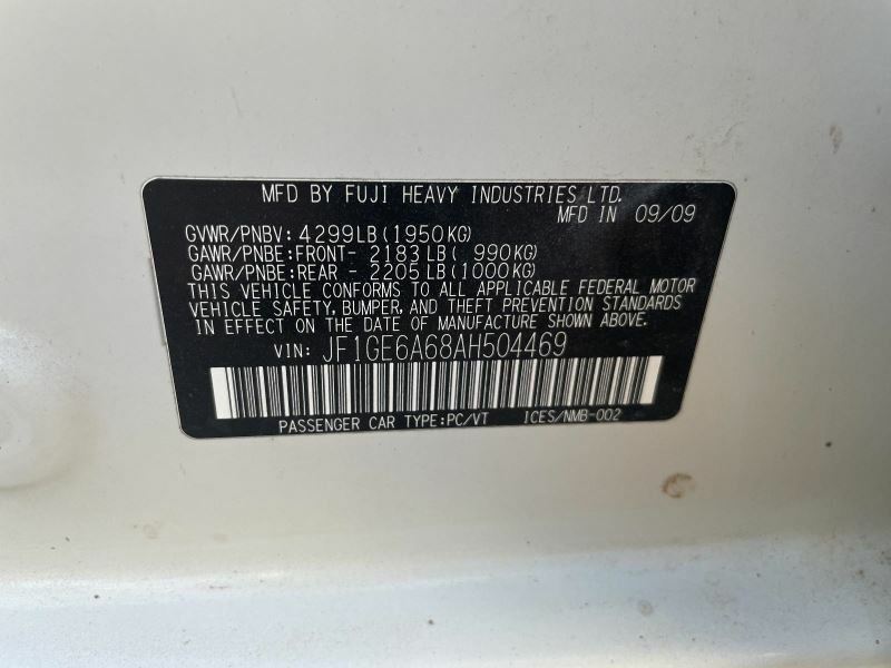 Alternator Without Turbo Fits 04-10 IMPREZA 436494