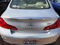 Used Deck Lid fits: 2010 Infiniti G37 4 Dr Sdn w/o spoiler Grade A