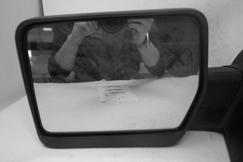Used Left Door Mirror fits: 2005 Ford F150 PICKUP Power New Style blac