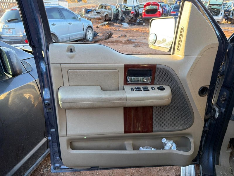 2006 Ford F150 Pickup Driver Side Front Door Trim Panel Medium pebble