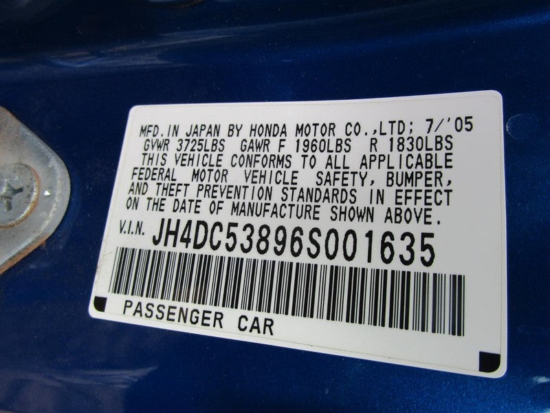 Used Alternator fits: 2006 Acura Rsx Base Grade B