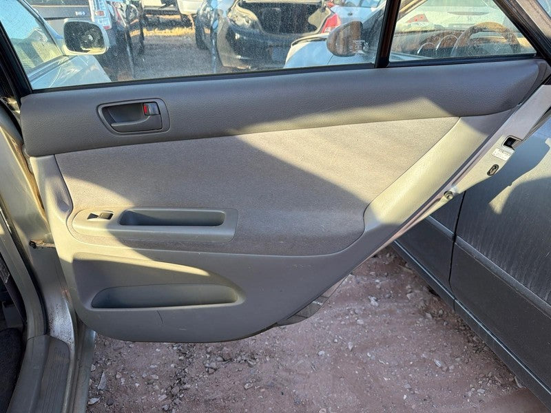 Used Rear Right Door Interior Trim Panel fits: 2002 Toyota Camry Trim 