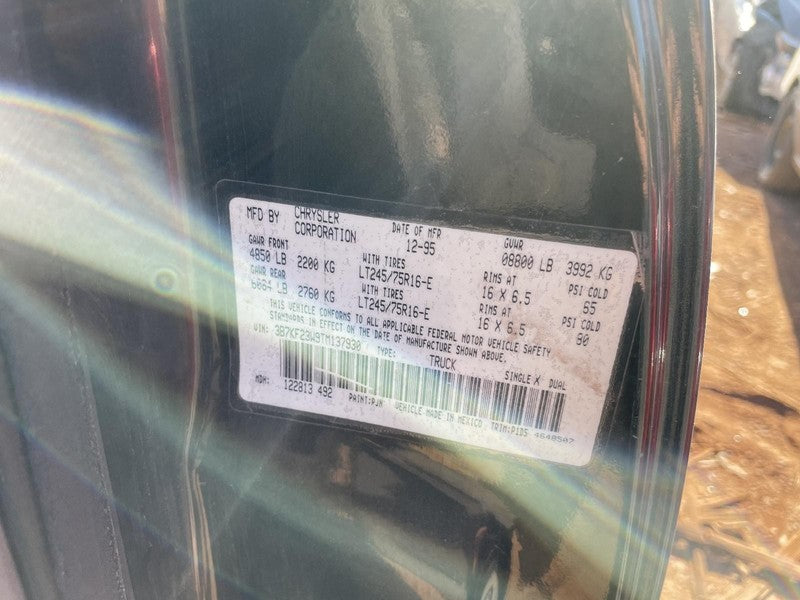Used A/C Compressor fits: 1996 Dodge 2500 PICKUP 6-239 3.9 Grade C