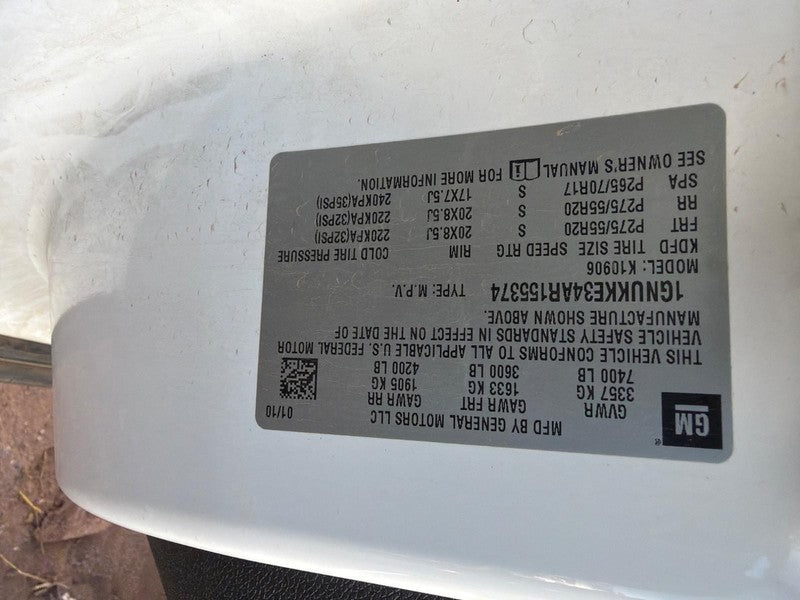 Used Third Seat SW/VAN fits: 2010 Chevrolet Suburban 1500 Third Seat S
