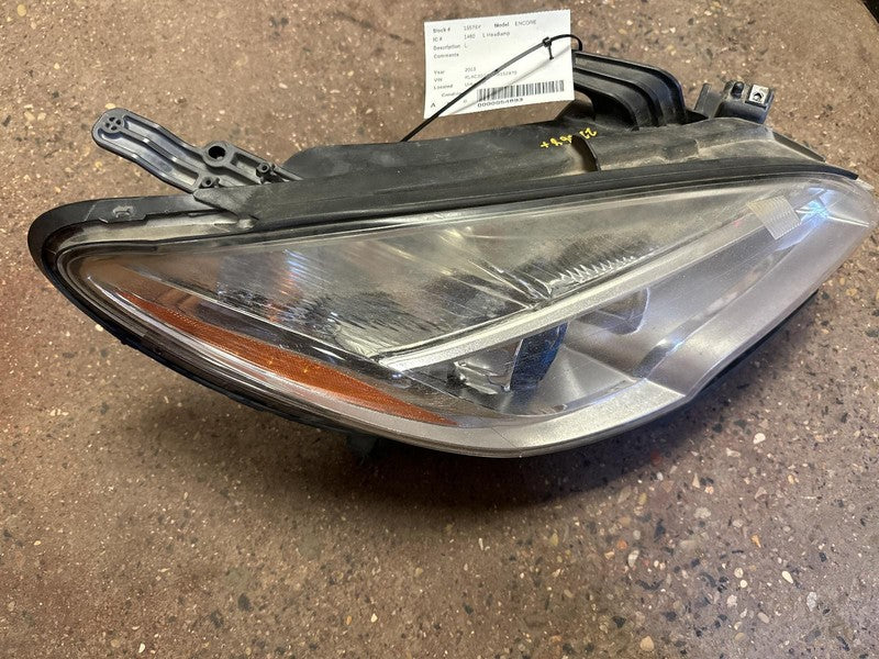 Used Left Headlight Assembly fits: 2013 Buick Encore Left Grade C