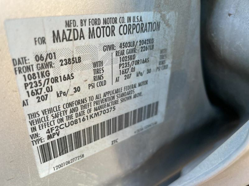 Alternator 6 Cylinder Fits 01-04 ESCAPE 437885