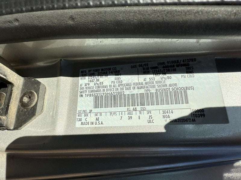 Used Engine Control Module (ECM) fits: 2003 Ford E350 VAN Electronic C