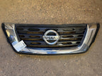 Used Front Grille fits: 2018 Nissan Pathfinder 3.5L w/o surround view 