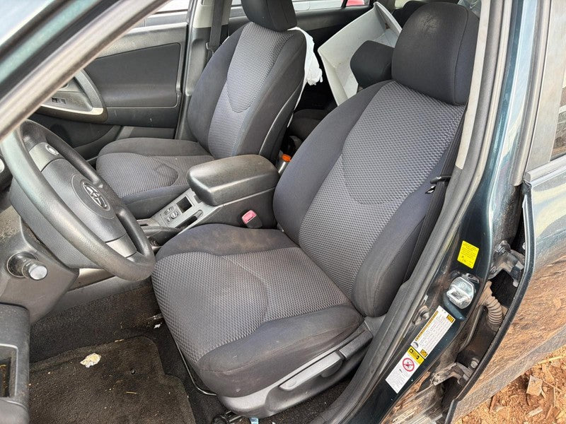 Used Front Left Seat Front fits: 2010 Toyota Rav4 bucket air bag cloth