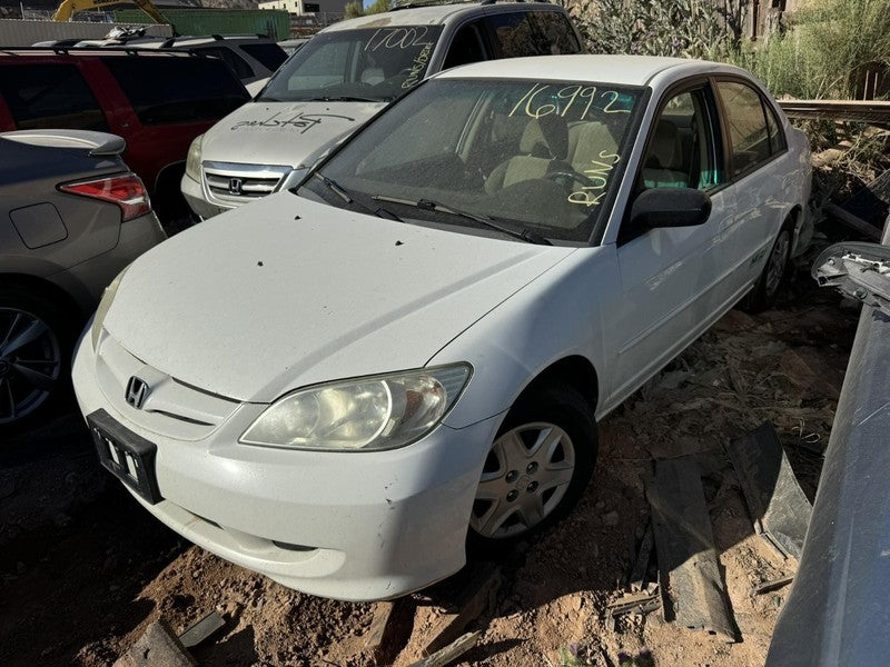 Used Engine Complete Assembly fits: 2005 Honda Civic 1.7L SOHC CNG VIN