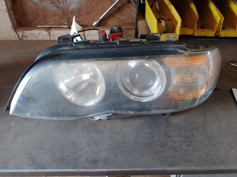 Used Left Headlight Assembly fits: 2005 Bmw X5 w/xenon HID w/o adaptiv