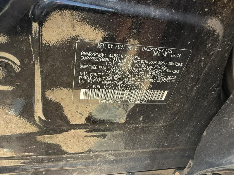 Used Seat Rear fits: 2015 Subaru Forester Seat Rear Grade A