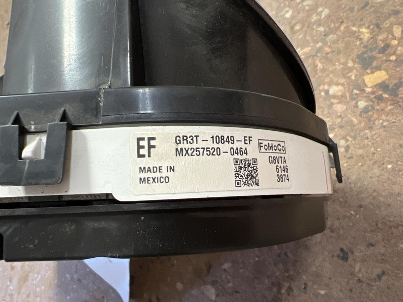 2017 FORD MUSTANG Speedometer ID#: GR3T-10849-EF