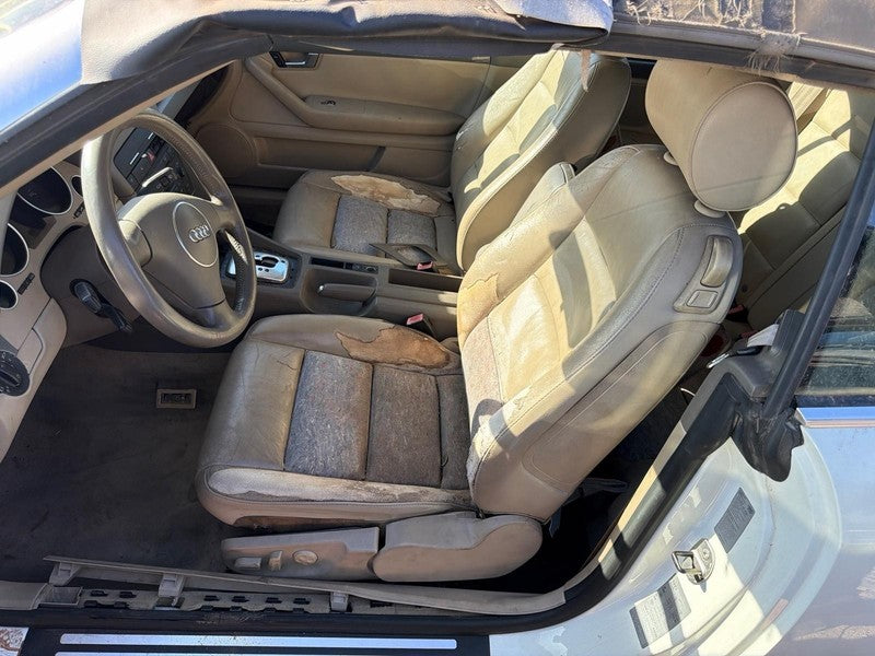 Used Front Left Seat Front fits: 2003 Audi A4 Conv air bag leather ele