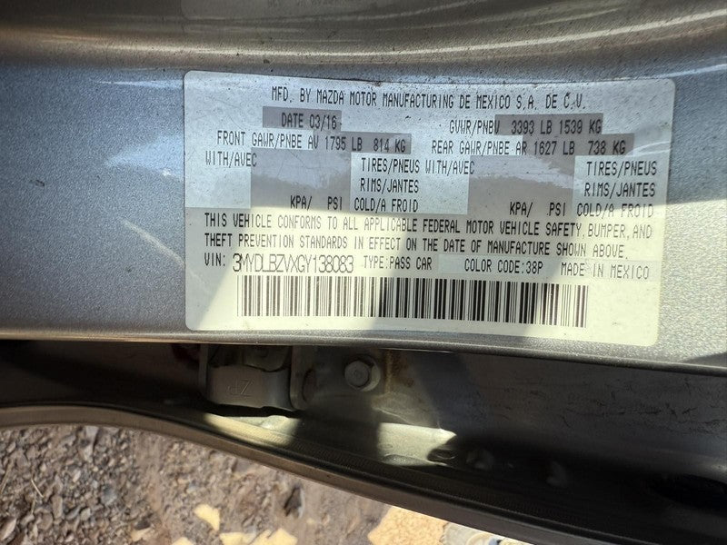 Used ABS Pump and Motor Assembly fits: 2016 Scion IA Actuator and Pump